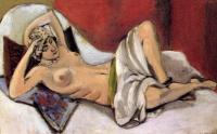 Matisse, Henri Emile Benoit - reclining nude with a drape